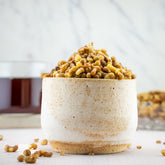 Roasted Moth beans in rustic display with protein-rich traditional appeal